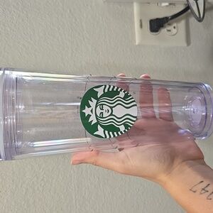 Starbucks Green Logo Clear Tumbler